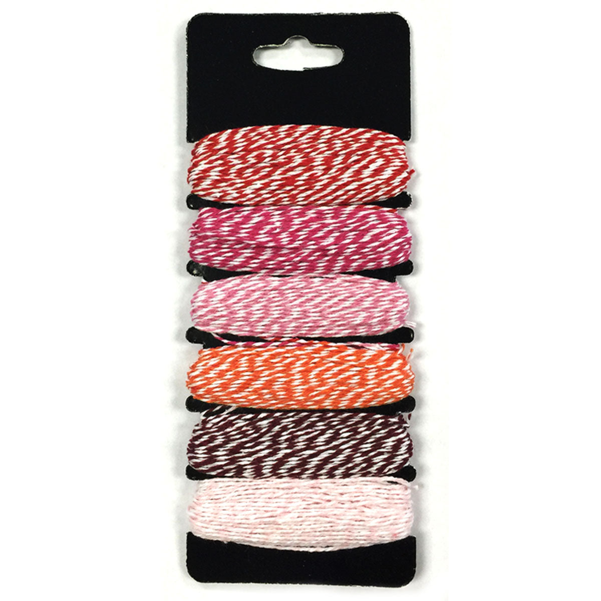 Wrapables Cotton Baker's Twine 4ply 60 Yards (Set of 6 Colors x 10 Yards)