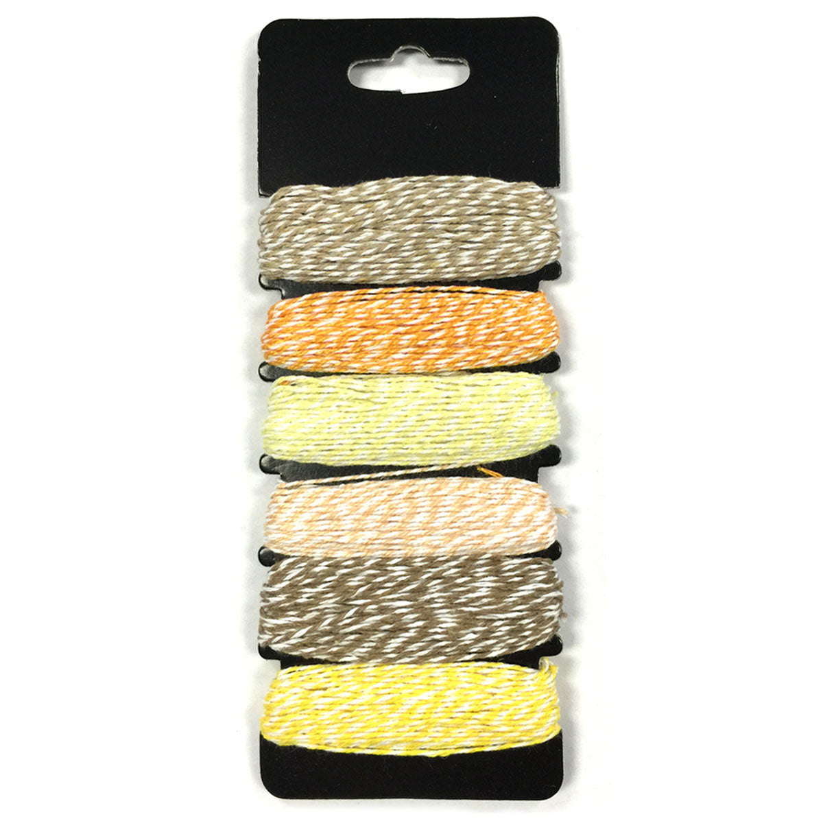 Wrapables Cotton Baker's Twine 4ply 60 Yards (Set of 6 Colors x 10 Yards)