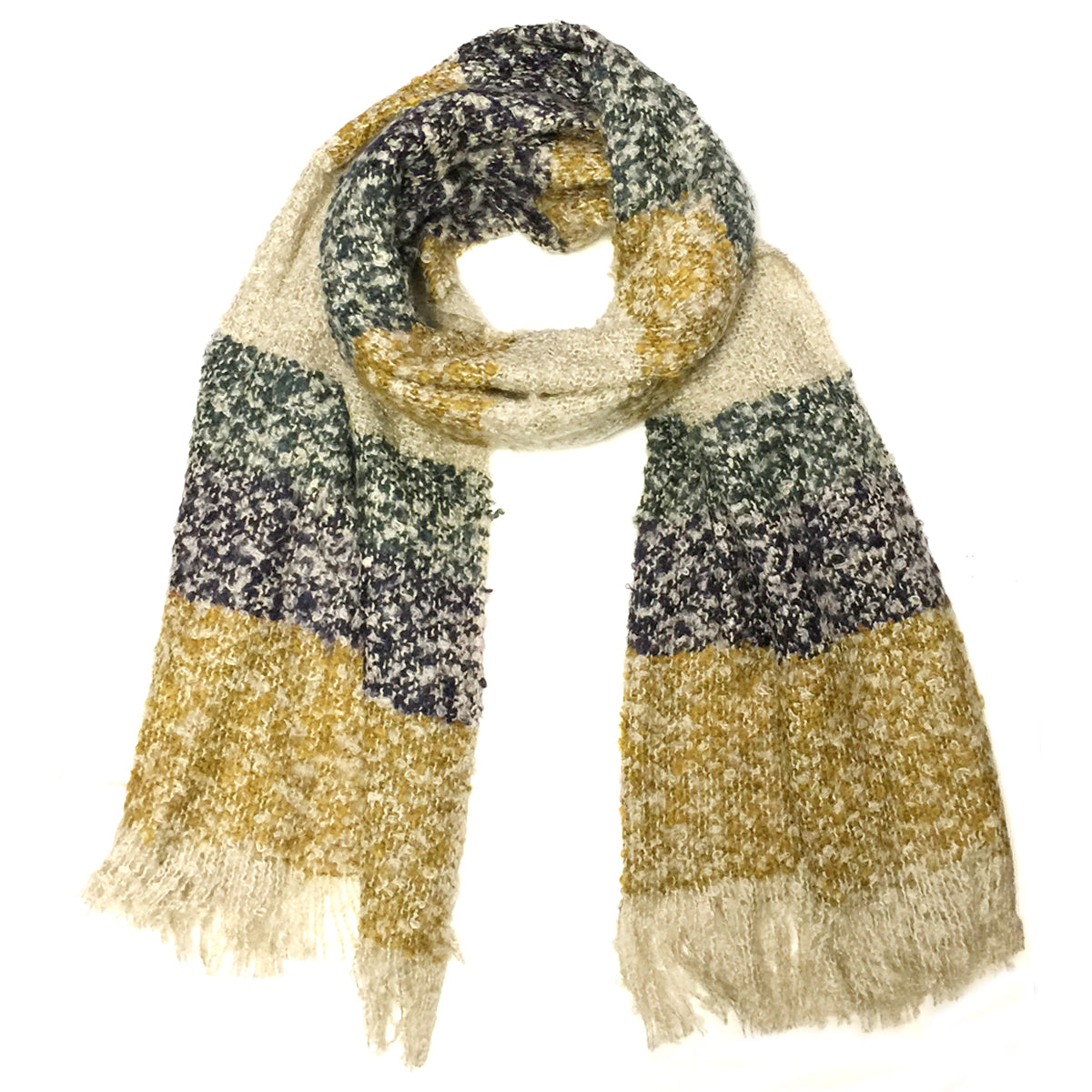 Wrapables Warm Fall and Winter Shawl Wrap Scarf with Tassels