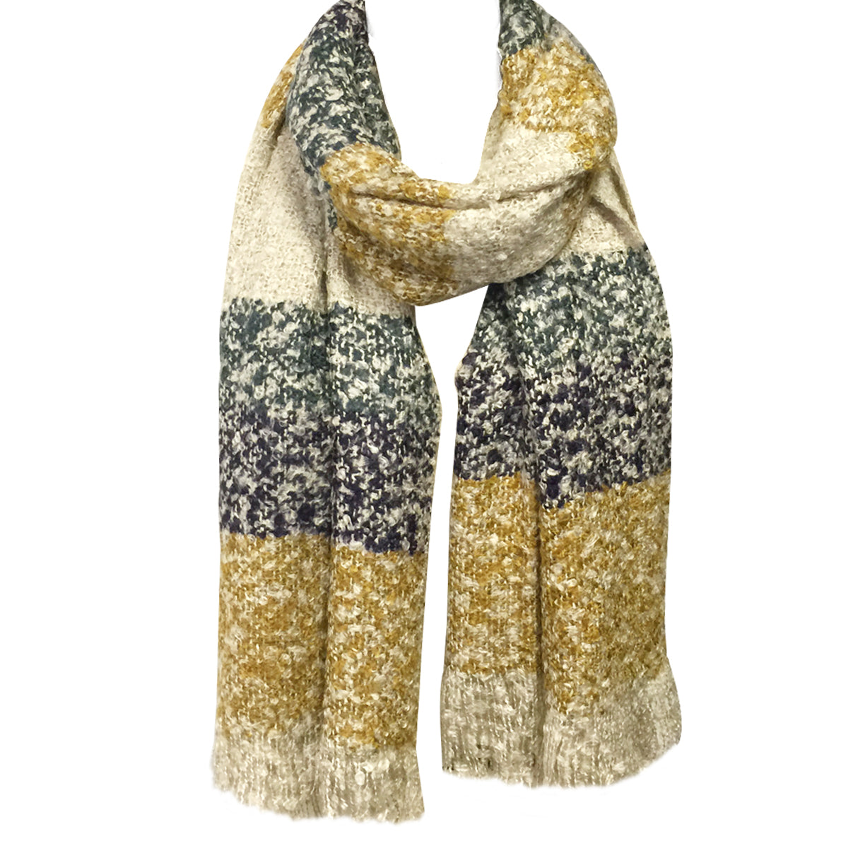 Wrapables Warm Fall and Winter Shawl Wrap Scarf with Tassels