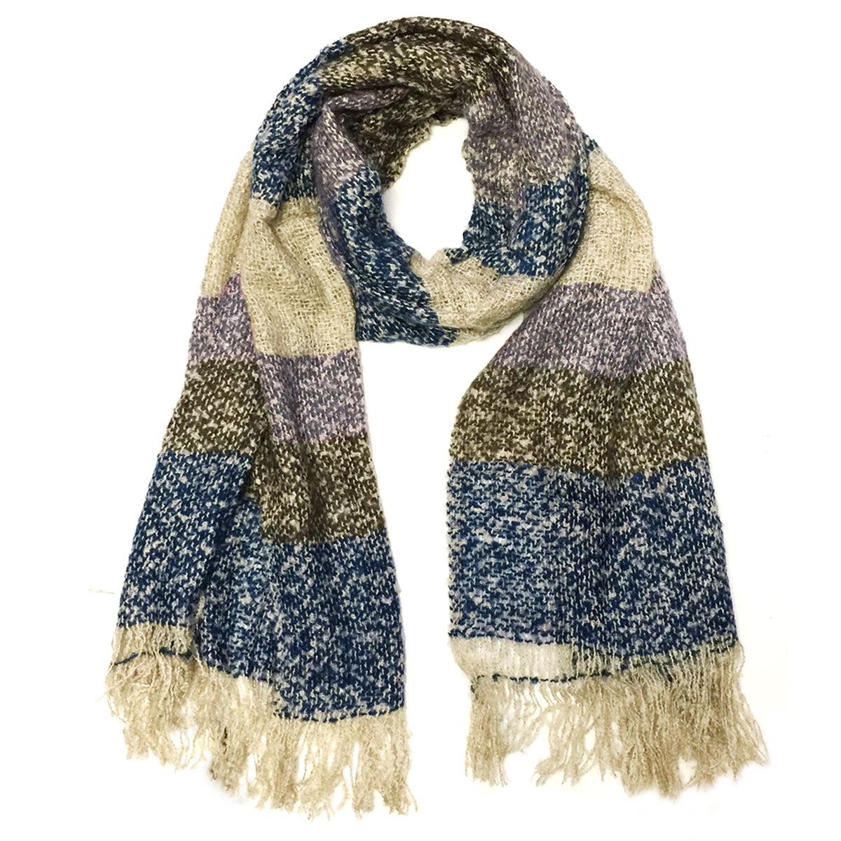 Wrapables Warm Fall and Winter Shawl Wrap Scarf with Tassels