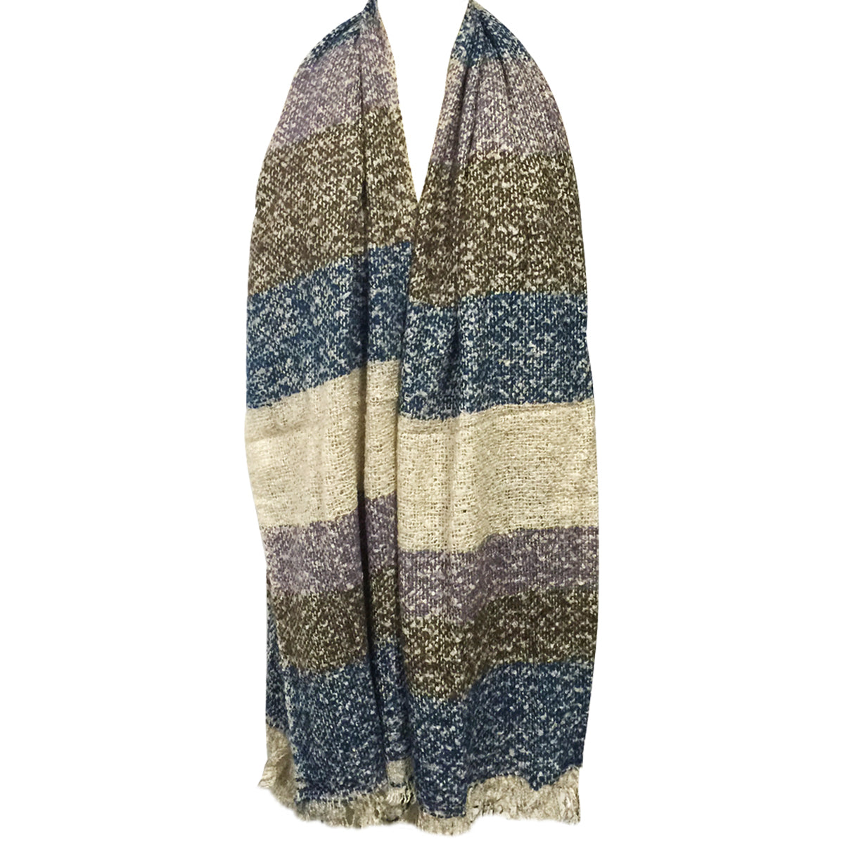 Wrapables Warm Fall and Winter Shawl Wrap Scarf with Tassels