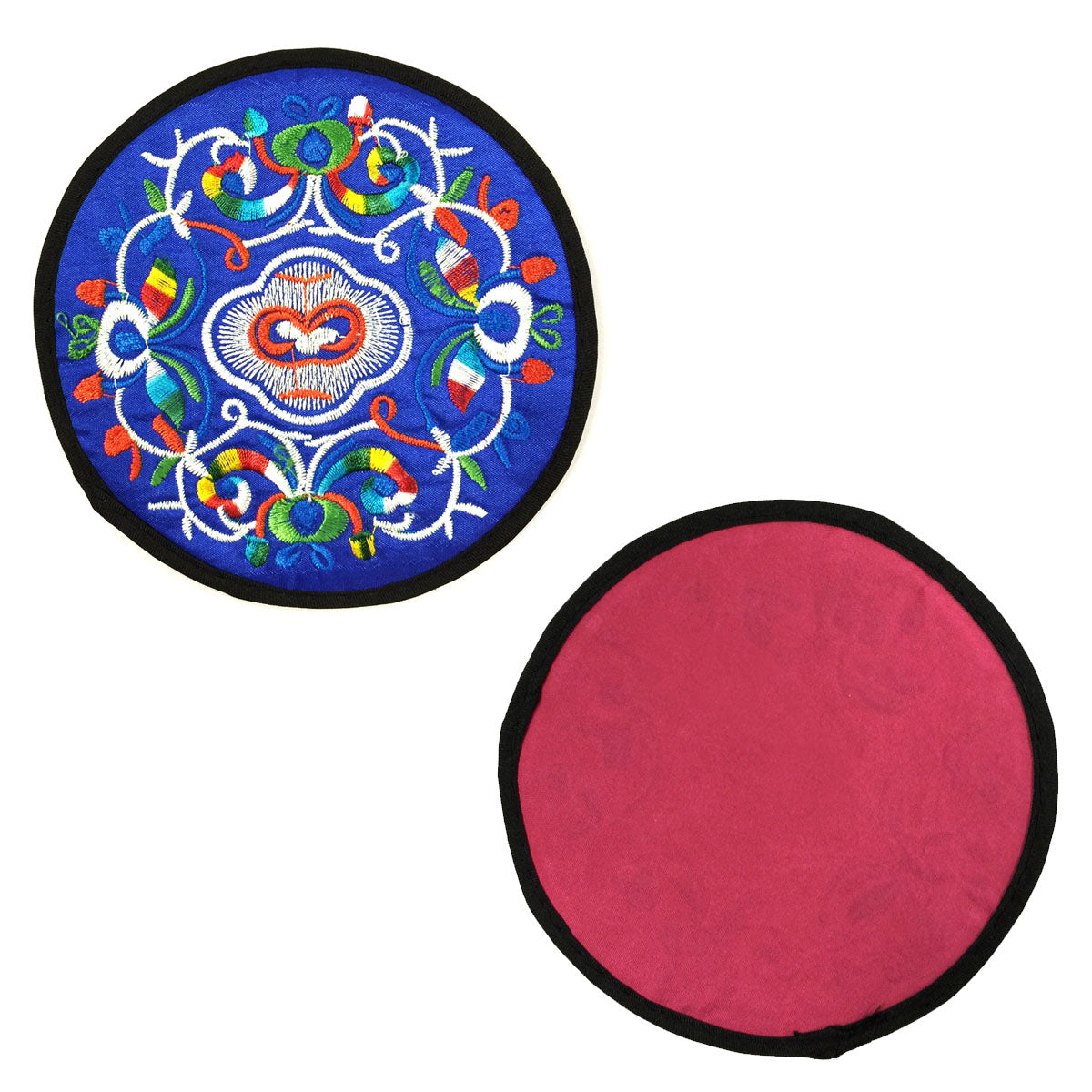 Wrapables Ethnic Embroidered Coasters Set of 6