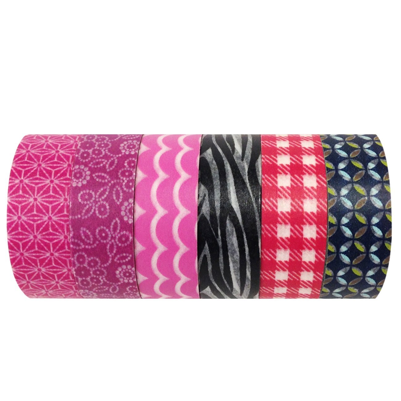Wrapables Washi Masking Tape Collection, Premium Value Pack