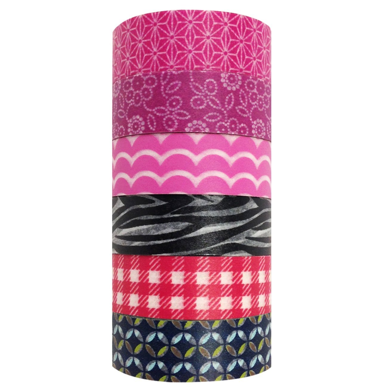 Wrapables Washi Masking Tape Collection, Premium Value Pack