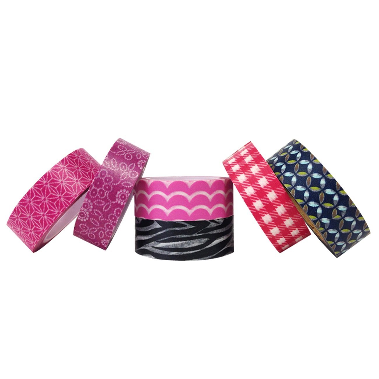 Wrapables Washi Masking Tape Collection, Premium Value Pack