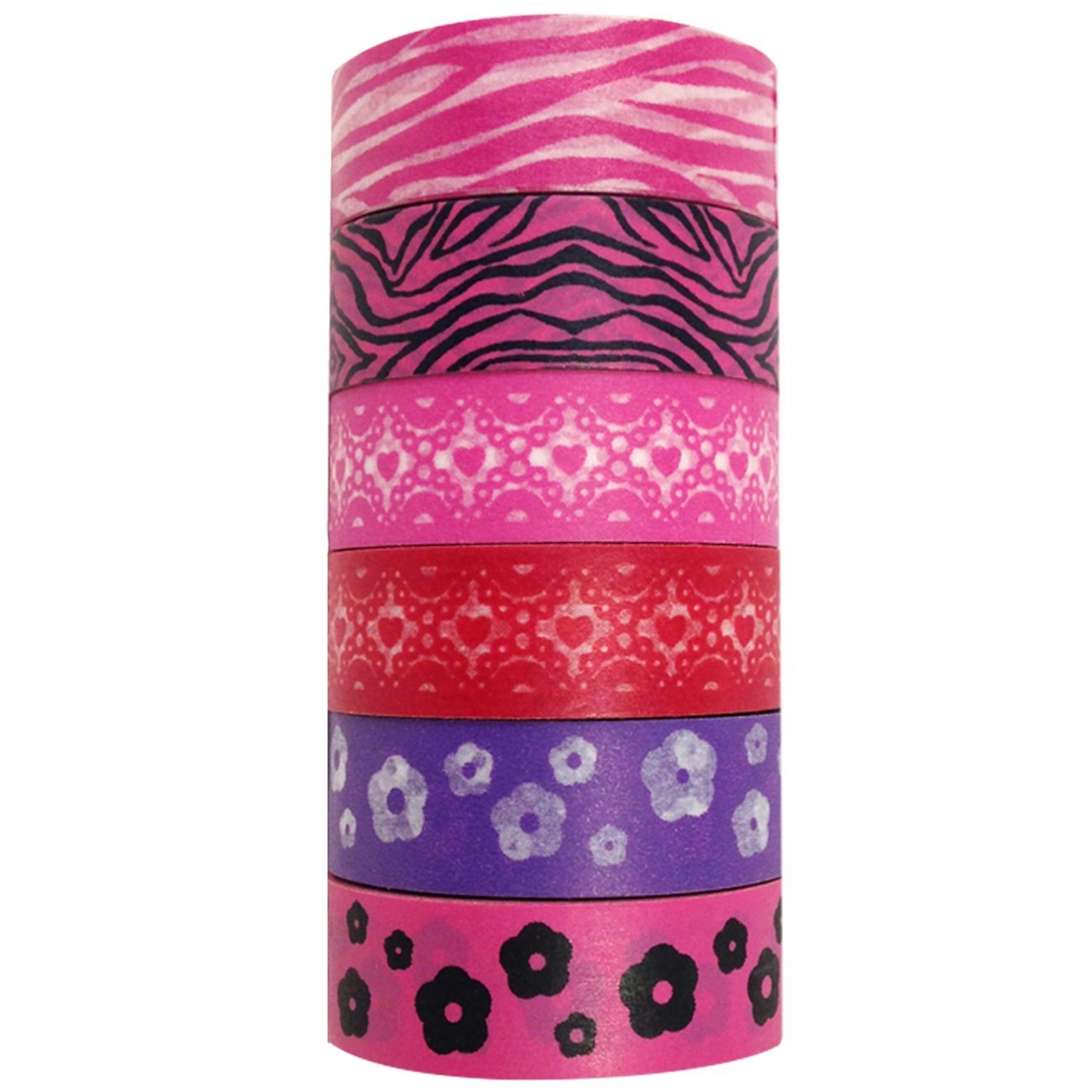 Wrapables Washi Masking Tape Collection, Premium Value Pack