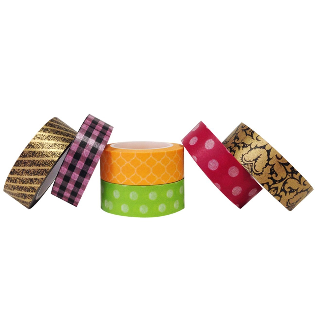Wrapables Washi Masking Tape Collection, Premium Value Pack