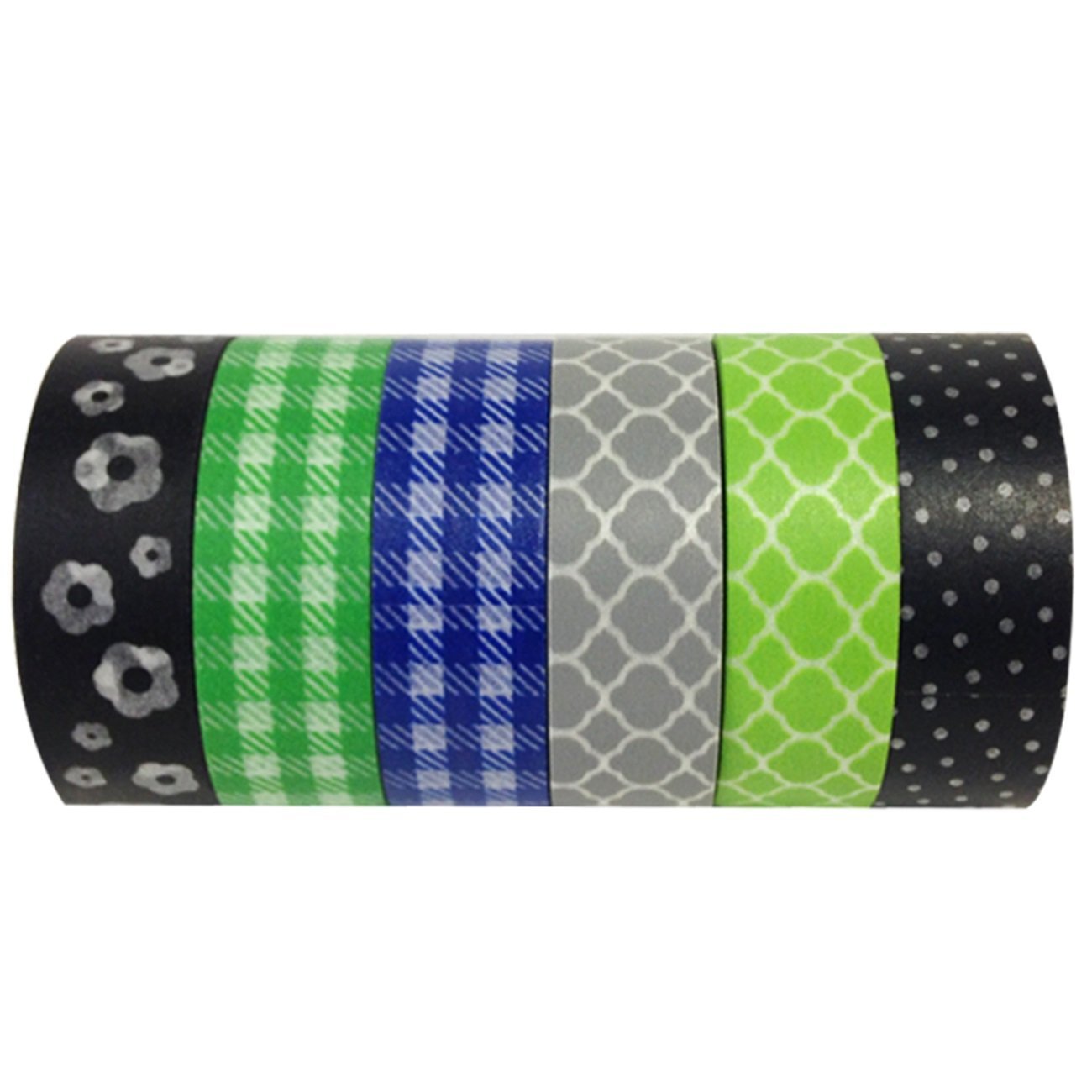 Wrapables Washi Masking Tape Collection, Premium Value Pack