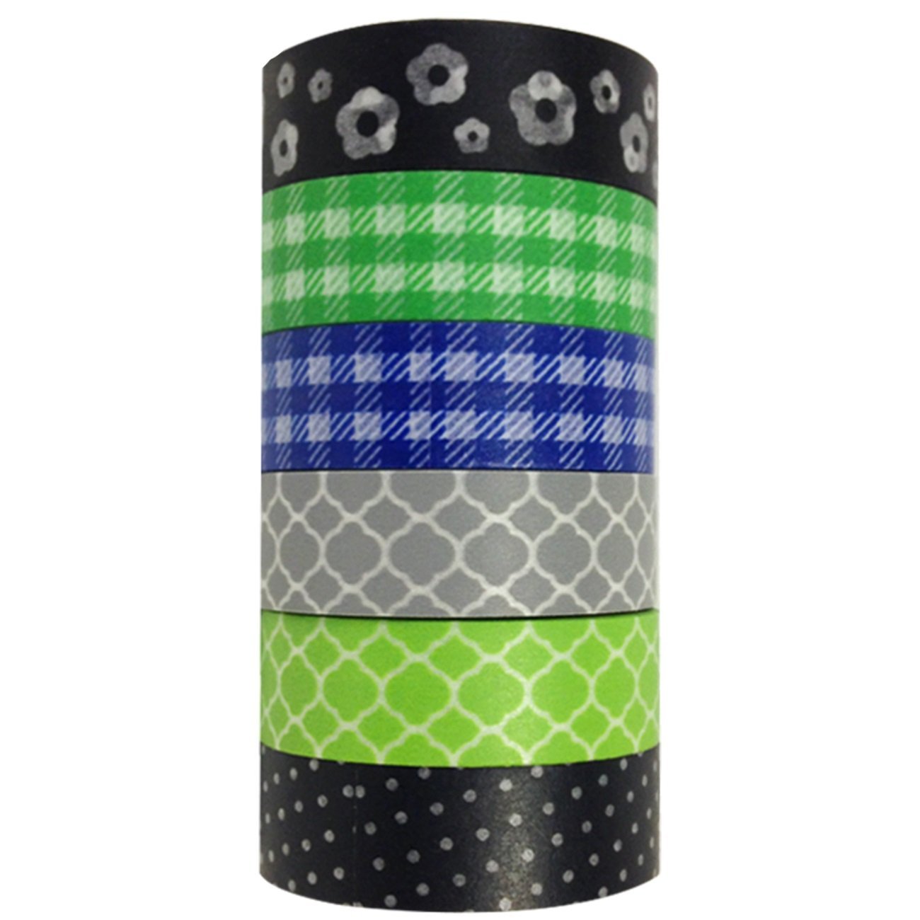 Wrapables Washi Masking Tape Collection, Premium Value Pack