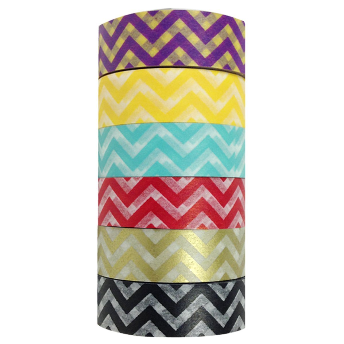 Wrapables Washi Masking Tape Collection, Premium Value Pack