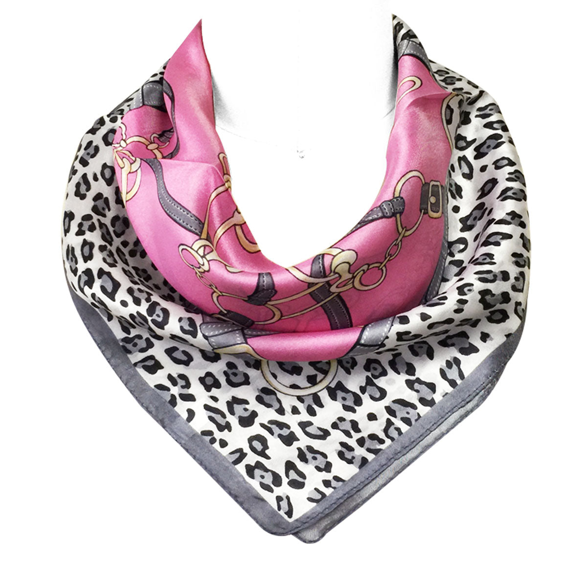 Wrapables 100% Silk Neckerchief Square Scarf