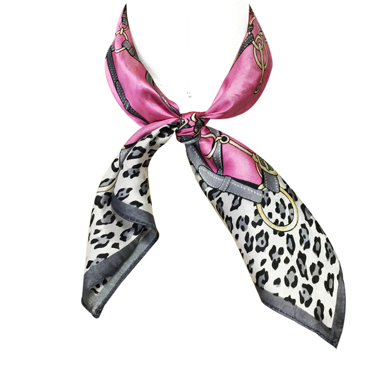 Wrapables 100% Silk Neckerchief Square Scarf