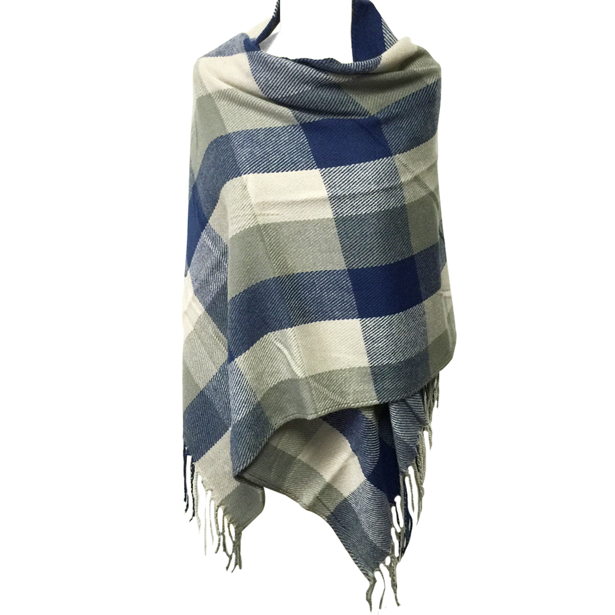 Wrapables Winter Warm Plaid Long Scarf Wrap
