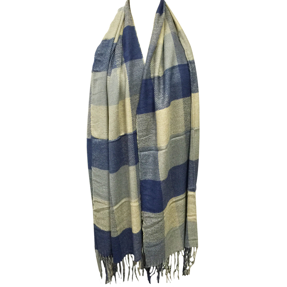Wrapables Winter Warm Plaid Long Scarf Wrap