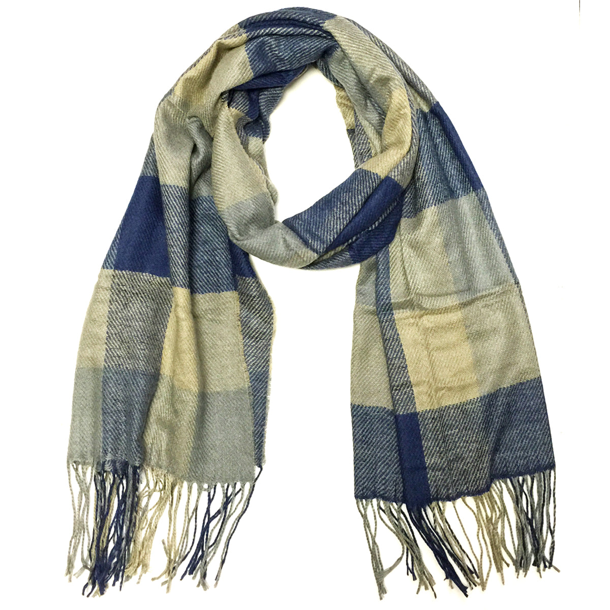 Wrapables Winter Warm Plaid Long Scarf Wrap