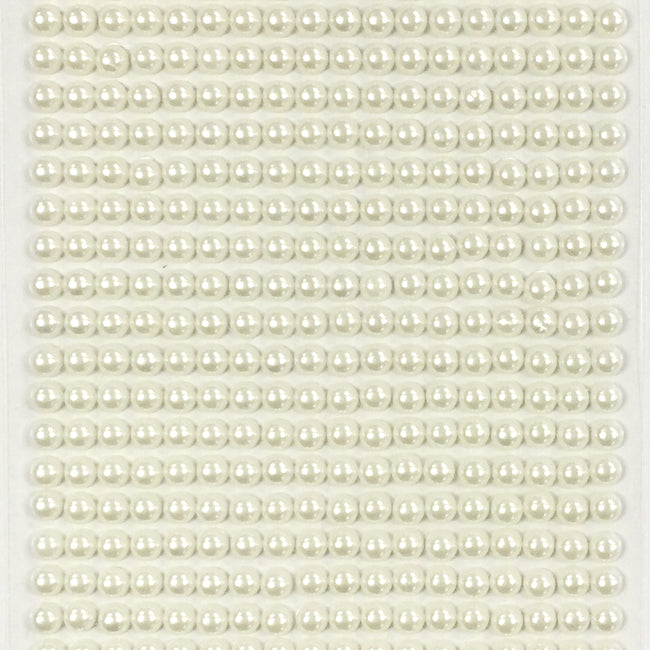 Wrapables 5mm Acrylic Pearl Adhesive Rhinestone Stickers, 792pcs
