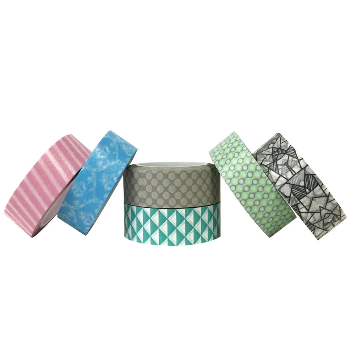 Wrapables Washi Masking Tape Collection, Premium Value Pack