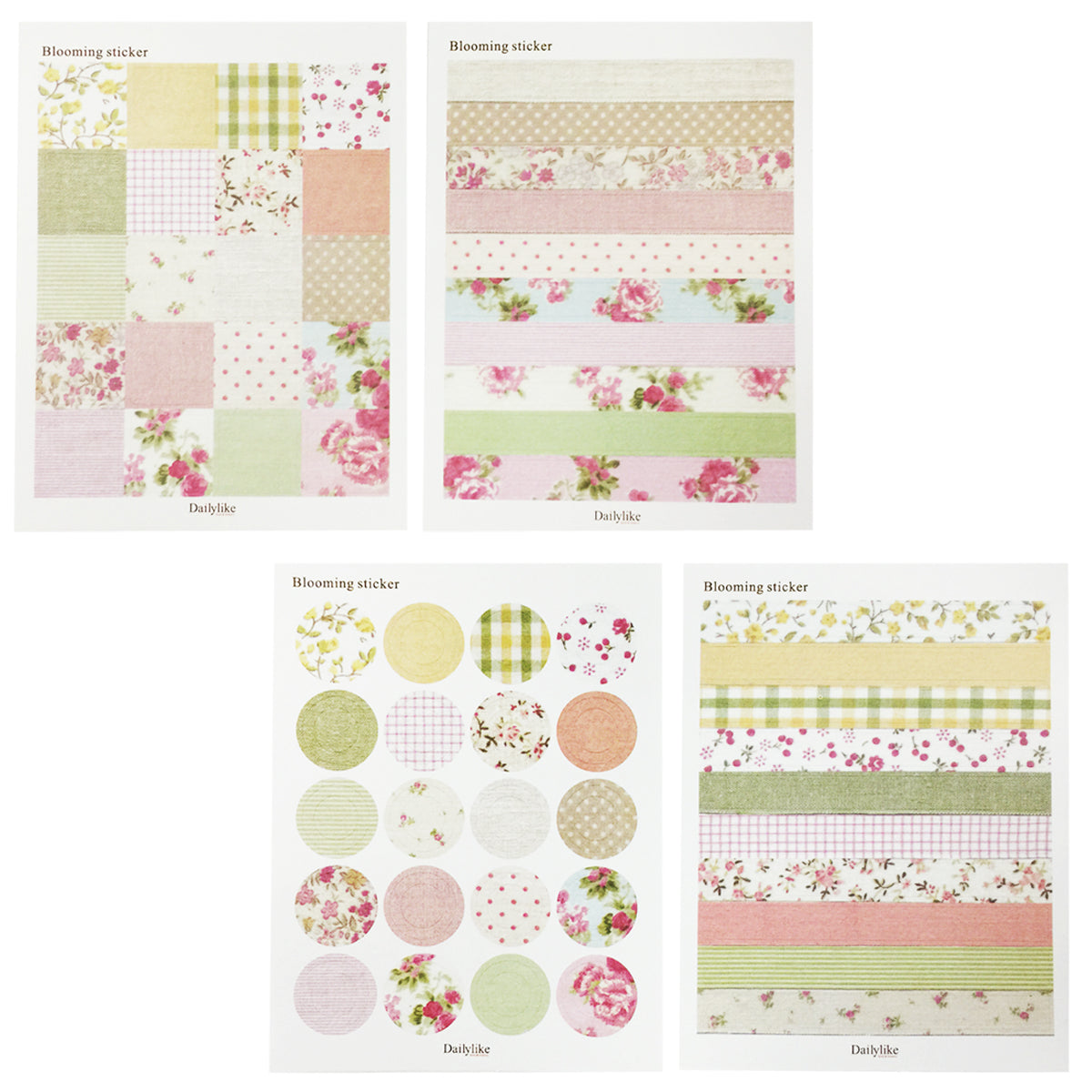 Wrapables Decorative Countryside Pattern Sticker Set