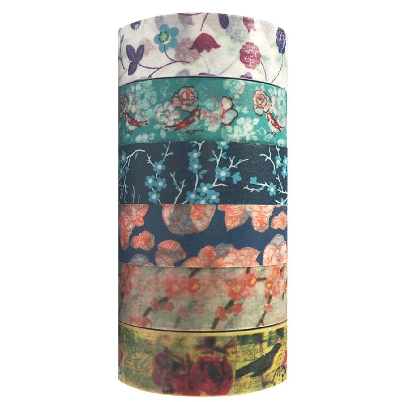 Wrapables Washi Masking Tape Collection, Premium Value Pack