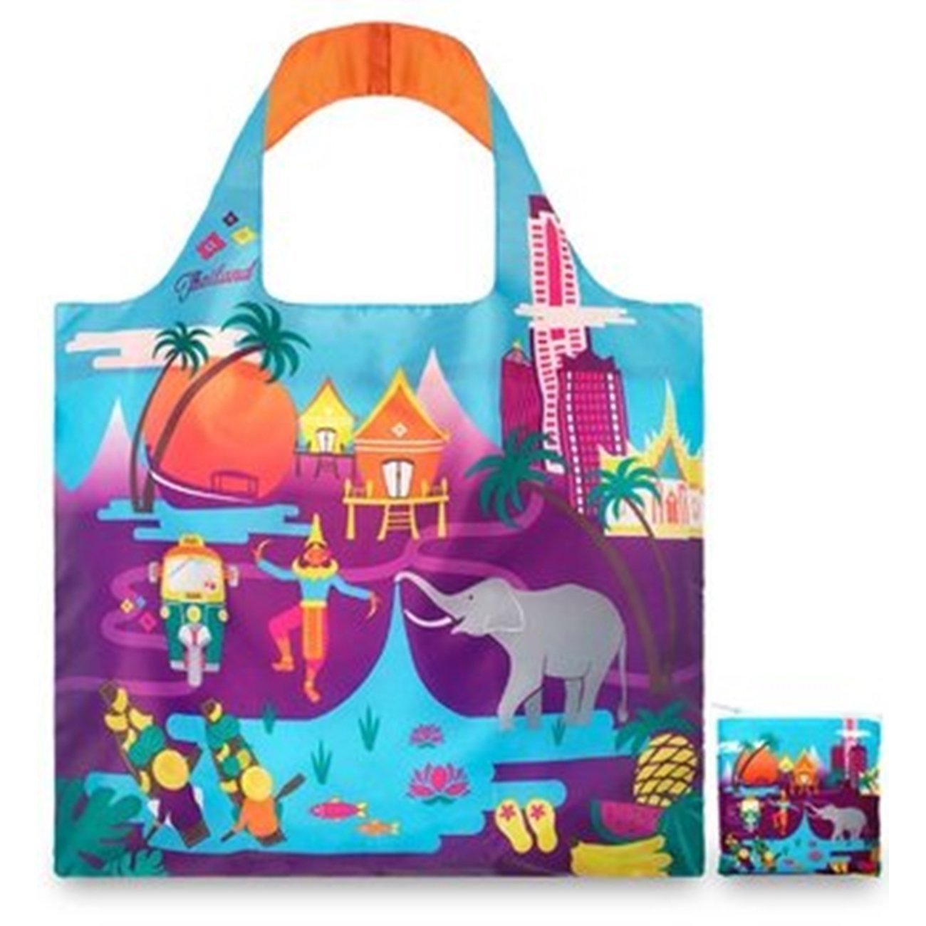 LOQI Urban Thailand Reusable Shopping Bag