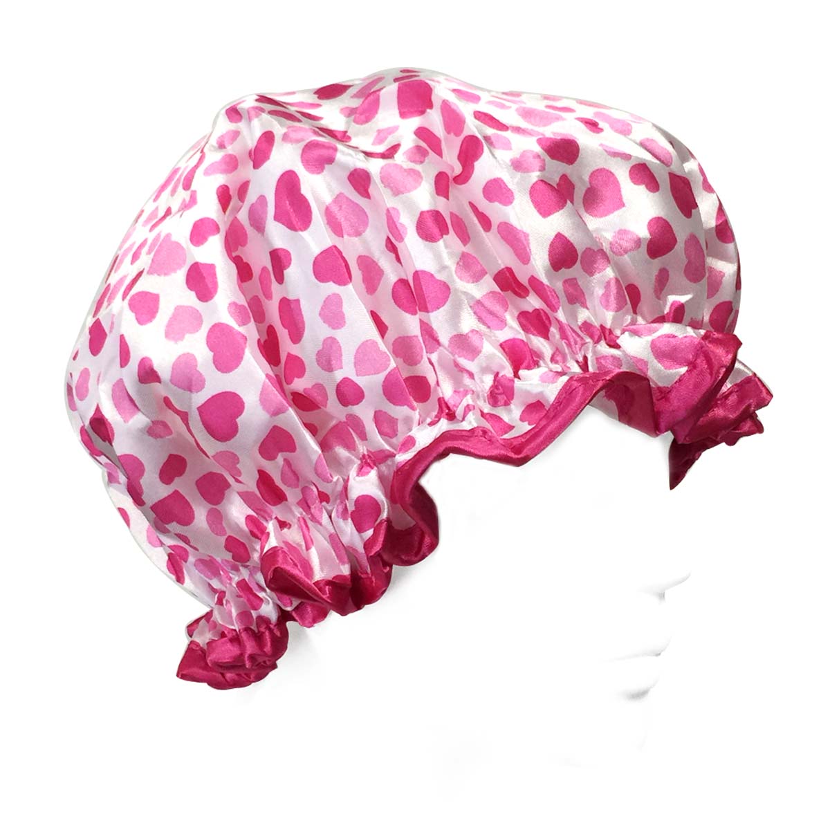Wrapables Trendy Satin Shower Cap