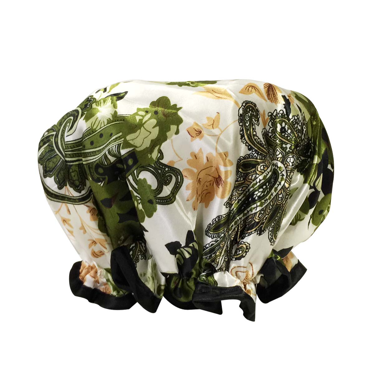 Wrapables Trendy Satin Shower Cap