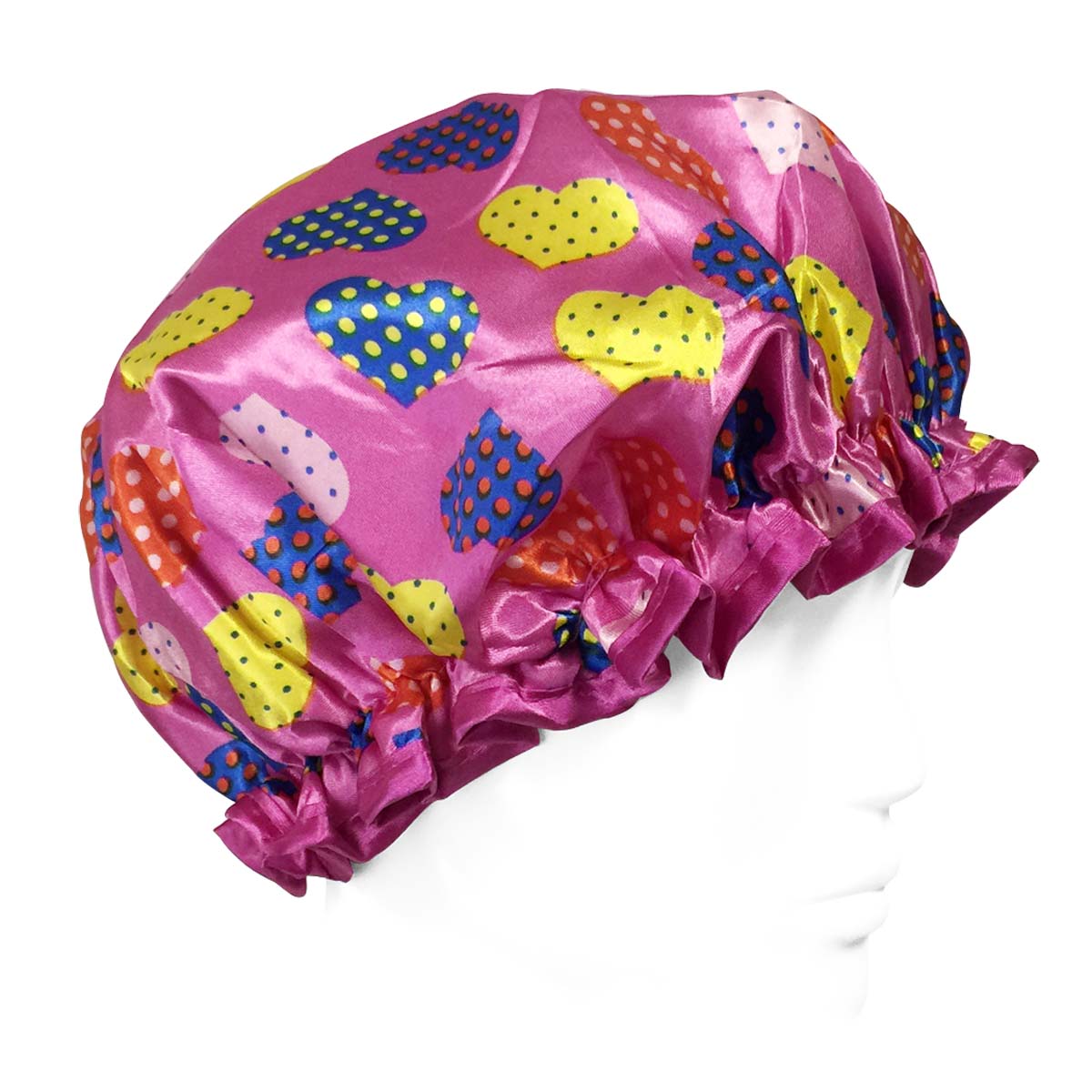 Wrapables Trendy Satin Shower Cap