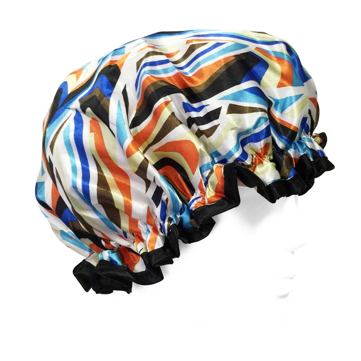 Wrapables Trendy Satin Shower Cap
