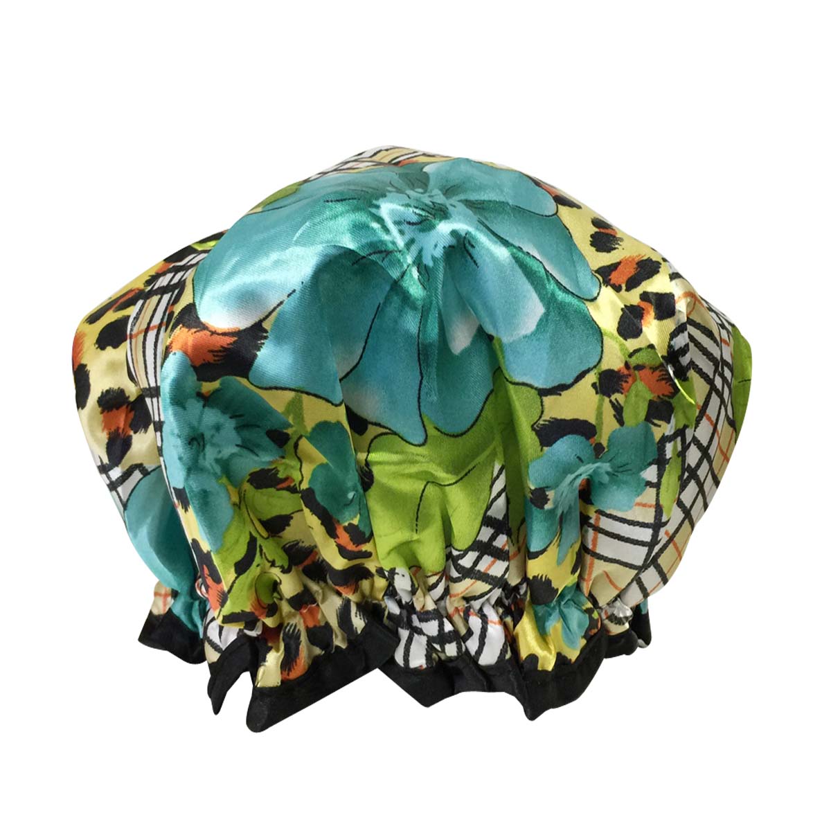 Wrapables Trendy Satin Shower Cap