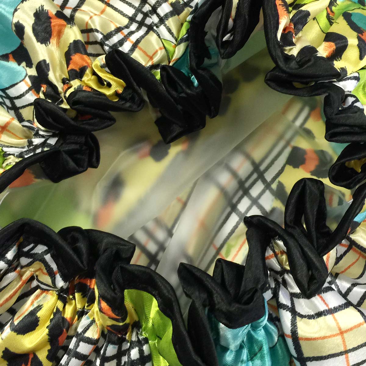 Wrapables Trendy Satin Shower Cap