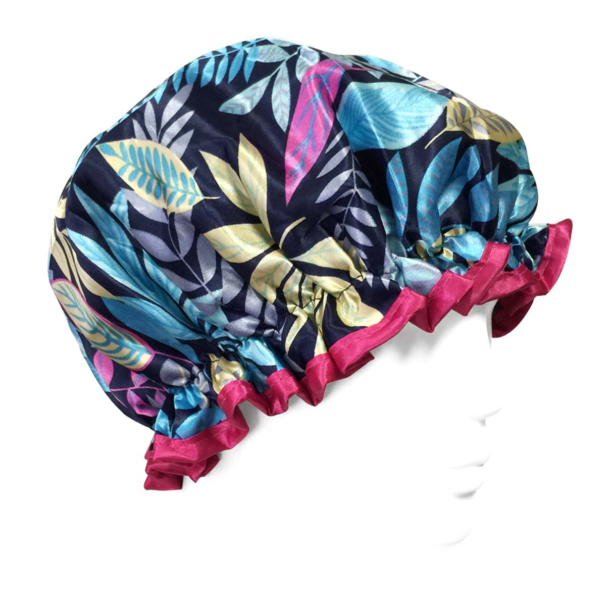 Wrapables Trendy Satin Shower Cap