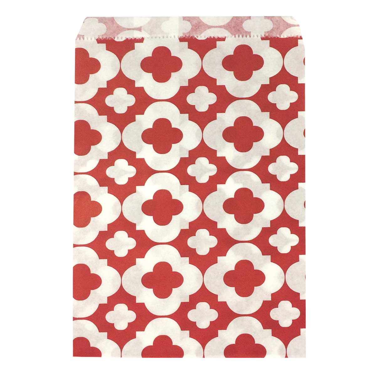 Wrapables Clover Print Party Treat Bags (25 Count)