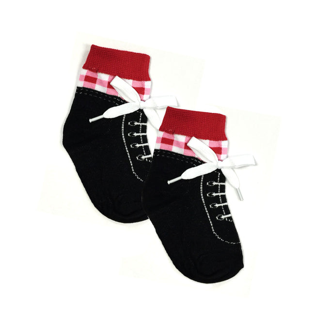 Wrapables Non-Slip Silly Sneaker Socks for Baby (Set of 4)