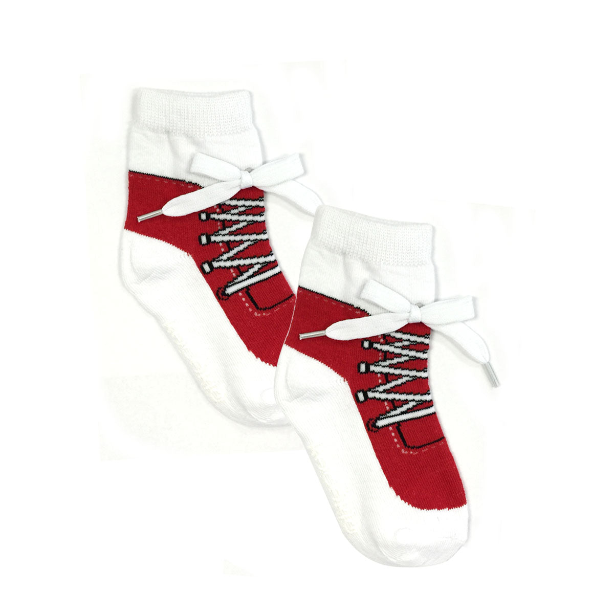 Wrapables Non-Slip Silly Sneaker Socks for Baby (Set of 4)
