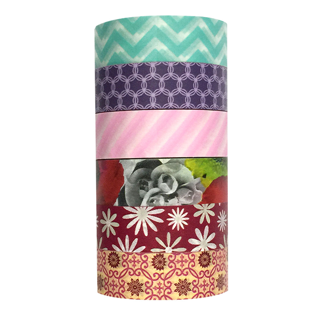 Wrapables Washi Masking Tape Collection, Premium Value Pack