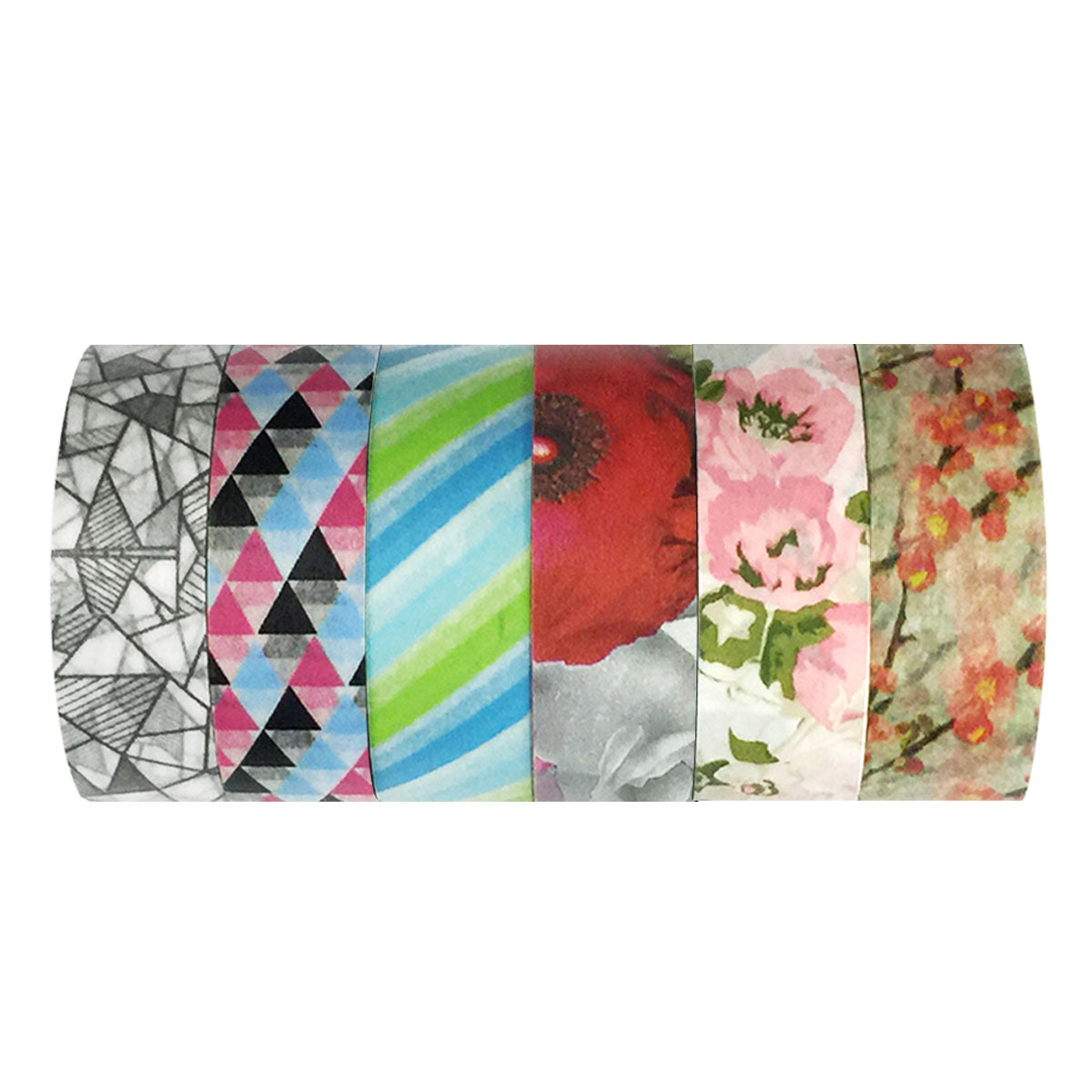 Wrapables Washi Masking Tape Collection, Premium Value Pack