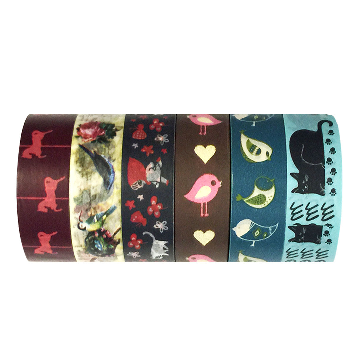 Wrapables Washi Masking Tape Collection, Premium Value Pack