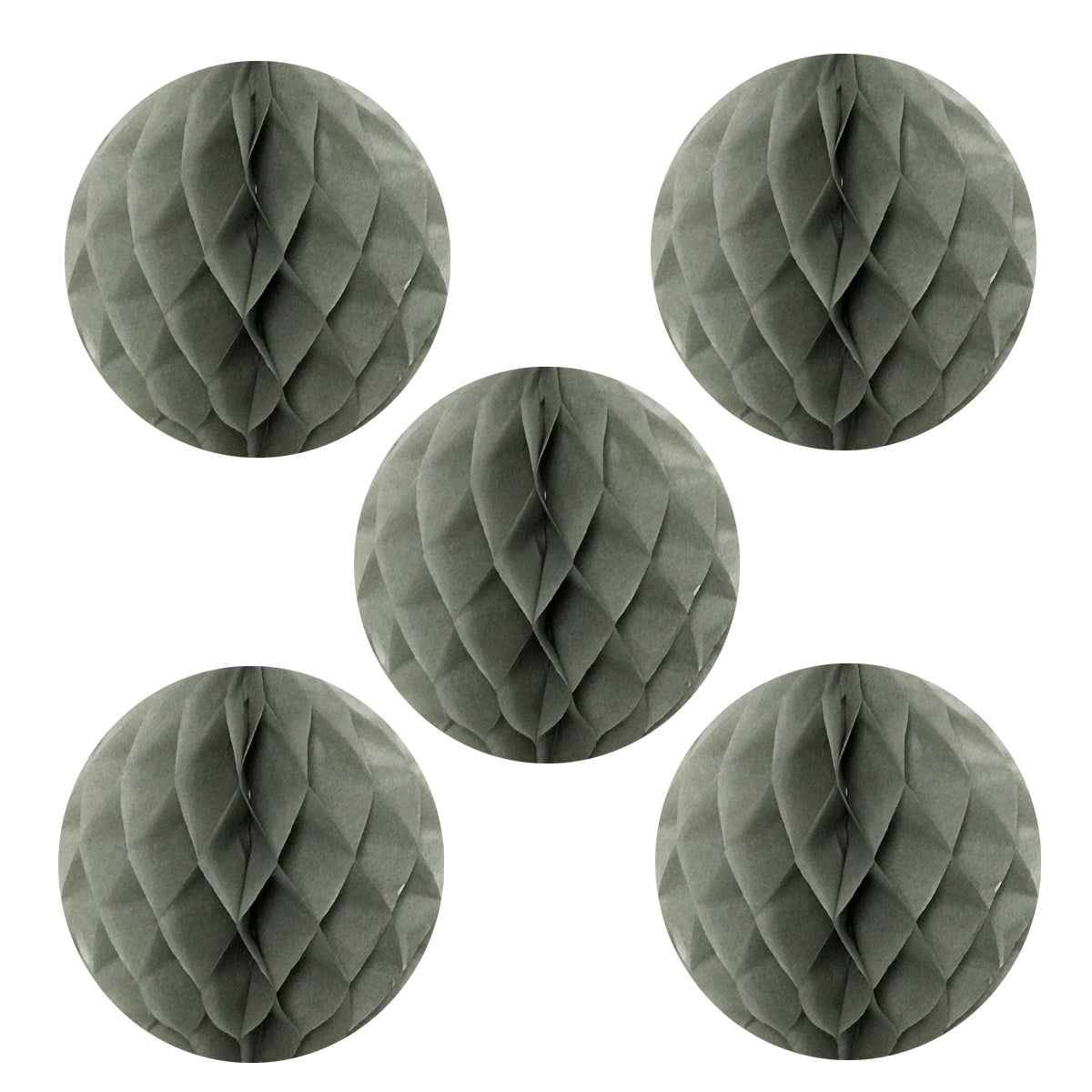 Wrapables 6" Set of 5 Tissue Honeycomb Ball Party Decorations