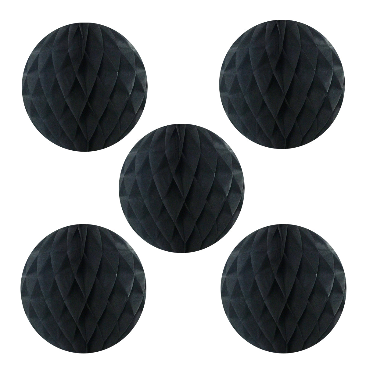 Wrapables 6" Set of 5 Tissue Honeycomb Ball Party Decorations