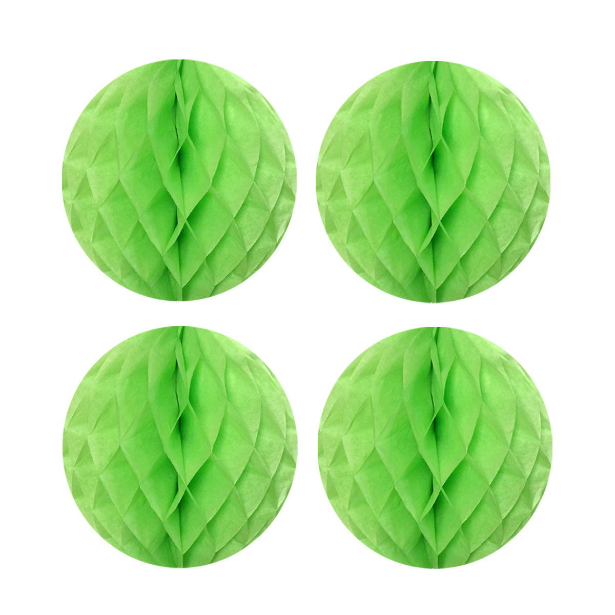 Wrapables 8" Set of 4 Tissue Honeycomb Ball Party Decorations