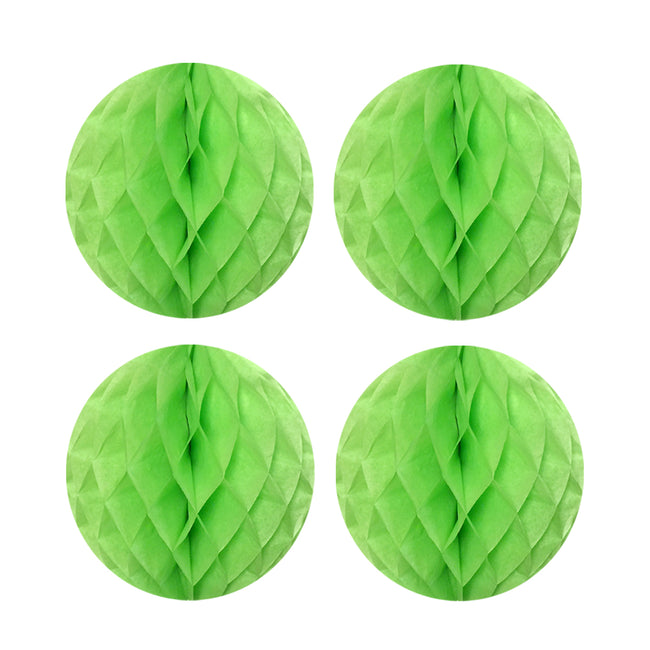 Wrapables 8" Set of 4 Tissue Honeycomb Ball Party Decorations