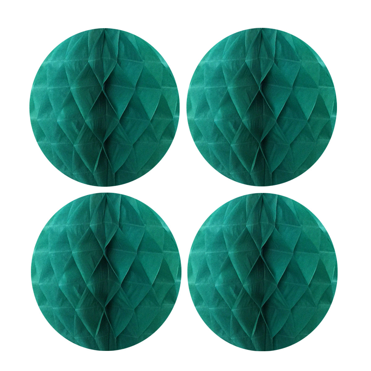 Wrapables 8" Set of 4 Tissue Honeycomb Ball Party Decorations