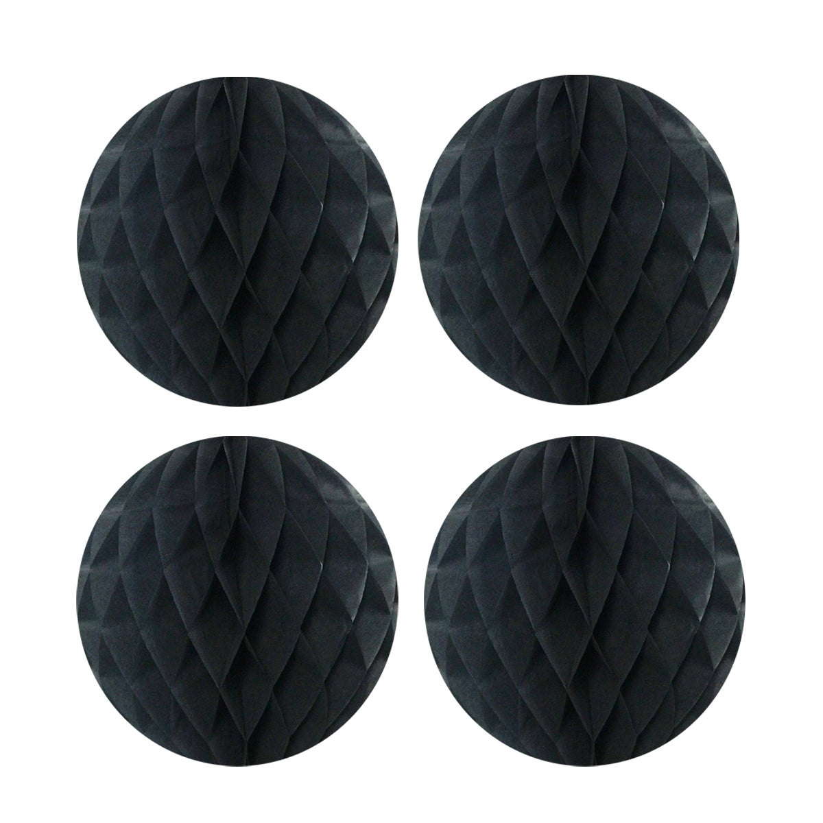 Wrapables 8" Set of 4 Tissue Honeycomb Ball Party Decorations