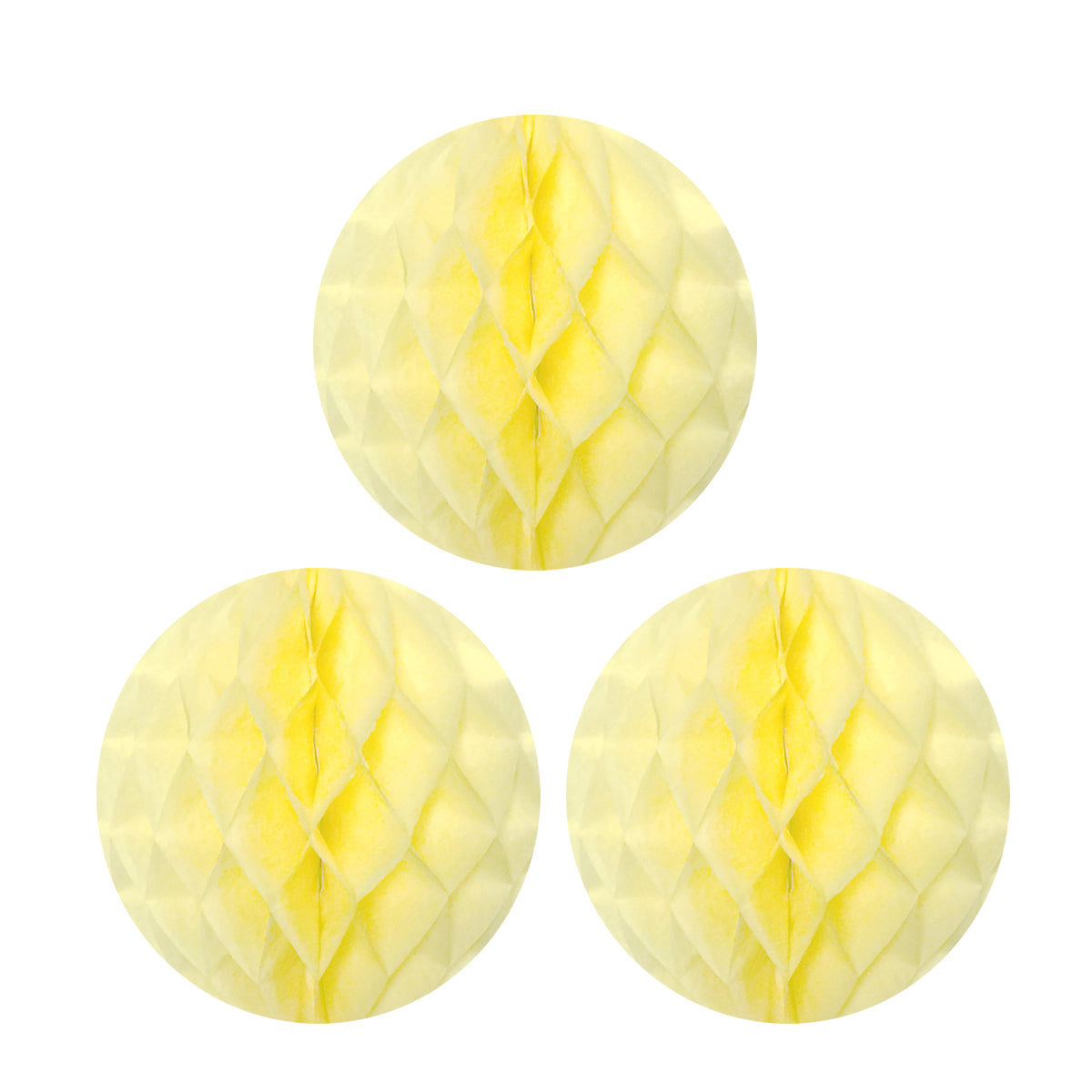 Wrapables 10" Set of 3 Tissue Honeycomb Ball Party Decorations