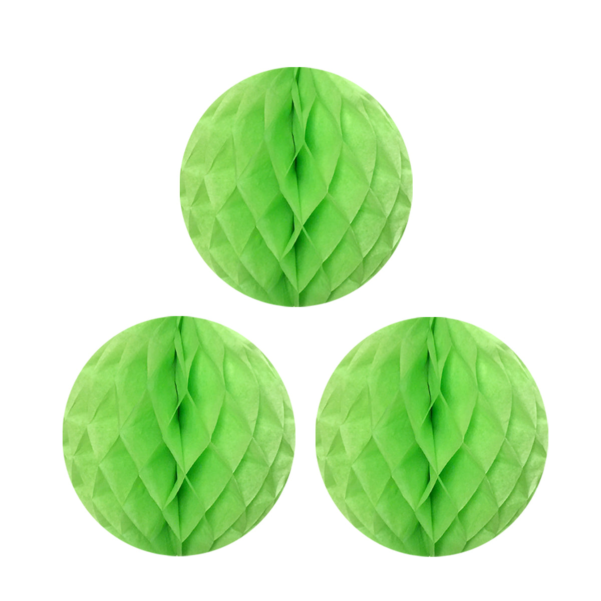 Wrapables 10" Set of 3 Tissue Honeycomb Ball Party Decorations