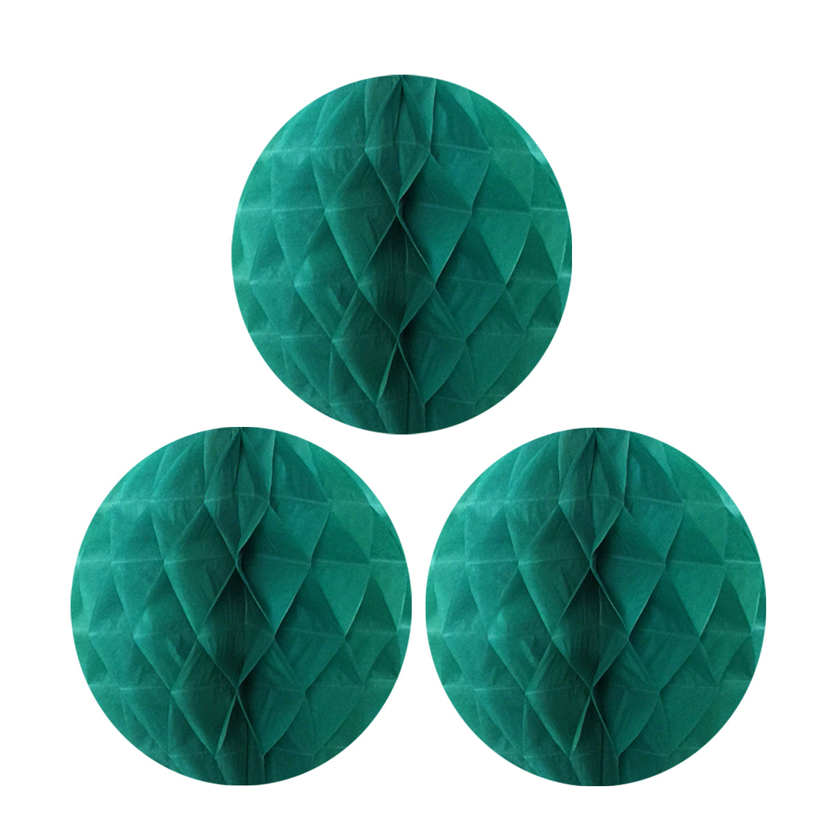 Wrapables 10" Set of 3 Tissue Honeycomb Ball Party Decorations