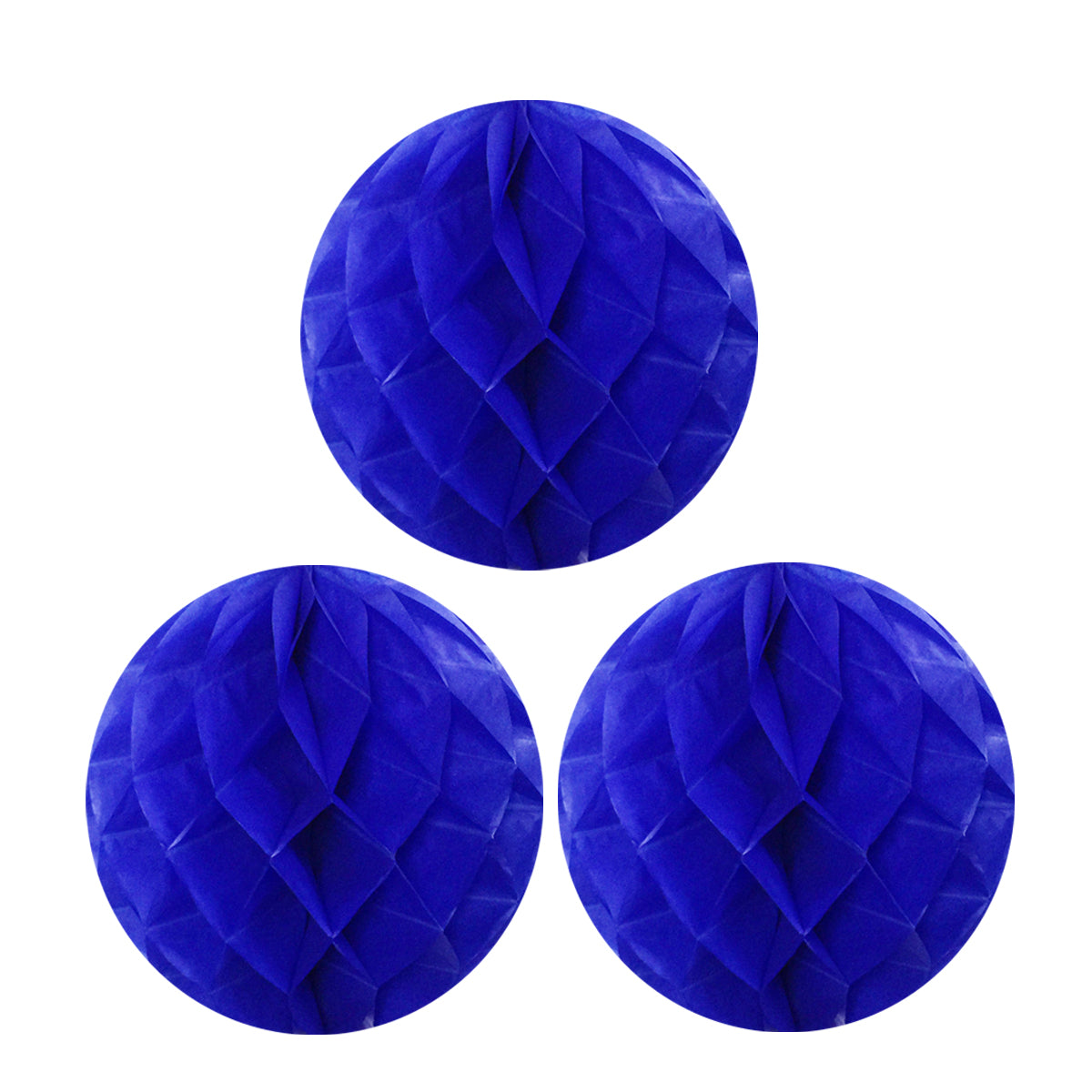 Wrapables 10" Set of 3 Tissue Honeycomb Ball Party Decorations