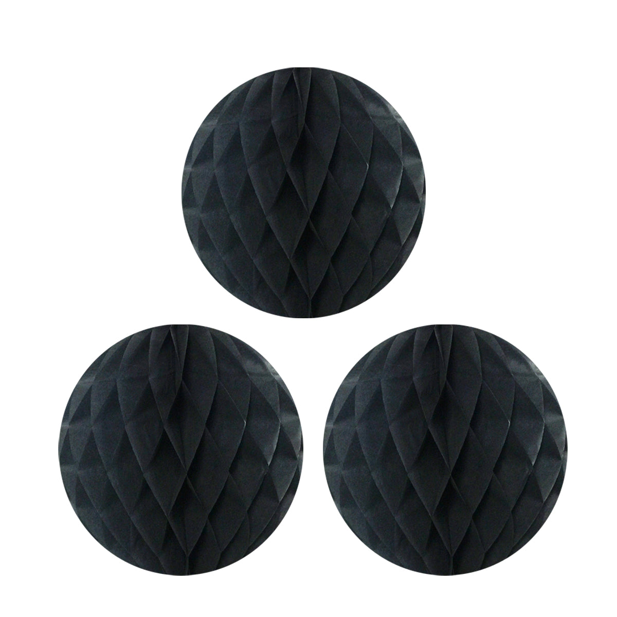 Wrapables 10" Set of 3 Tissue Honeycomb Ball Party Decorations
