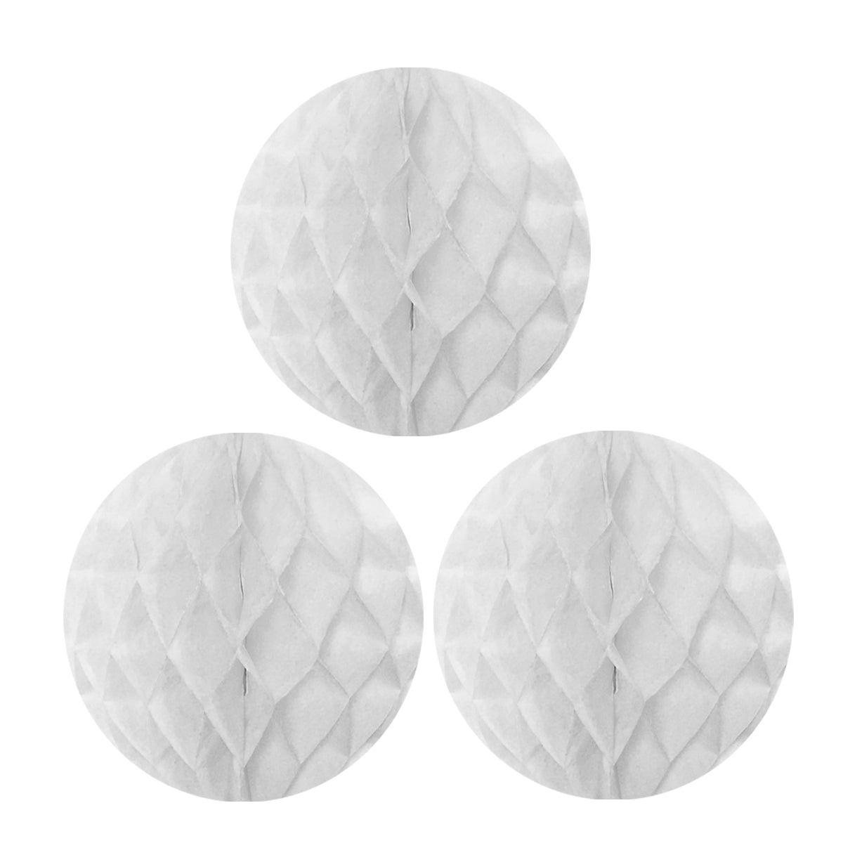 Wrapables 12" Set of 3 Tissue Honeycomb Ball Party Decorations
